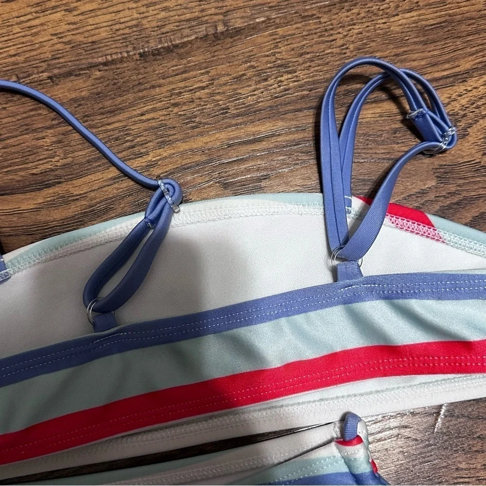 Art Class Girls’ Boat’s Striped Two Piece Bikini Set size 7/8